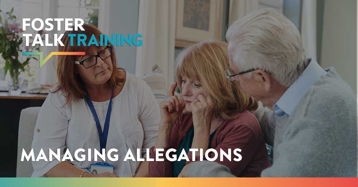 managing allegations training for staff